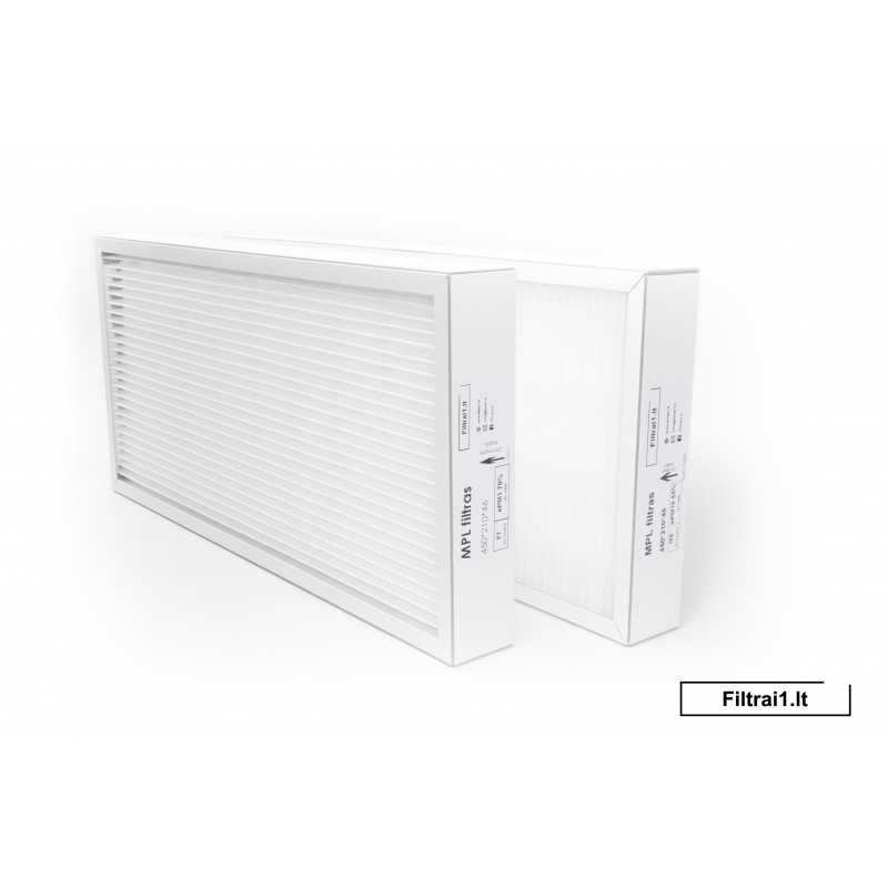 DOMEKT R 400 V FILTRŲ KOMPLEKTAS 450X210X46 F7