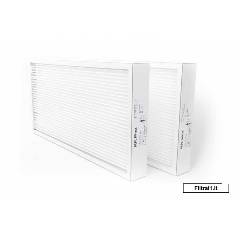 DOMEKT R 600 H FILTRŲ KOMPLEKTAS 475X235X46 F7